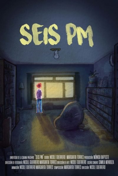 Cartel cortometraje seis pm