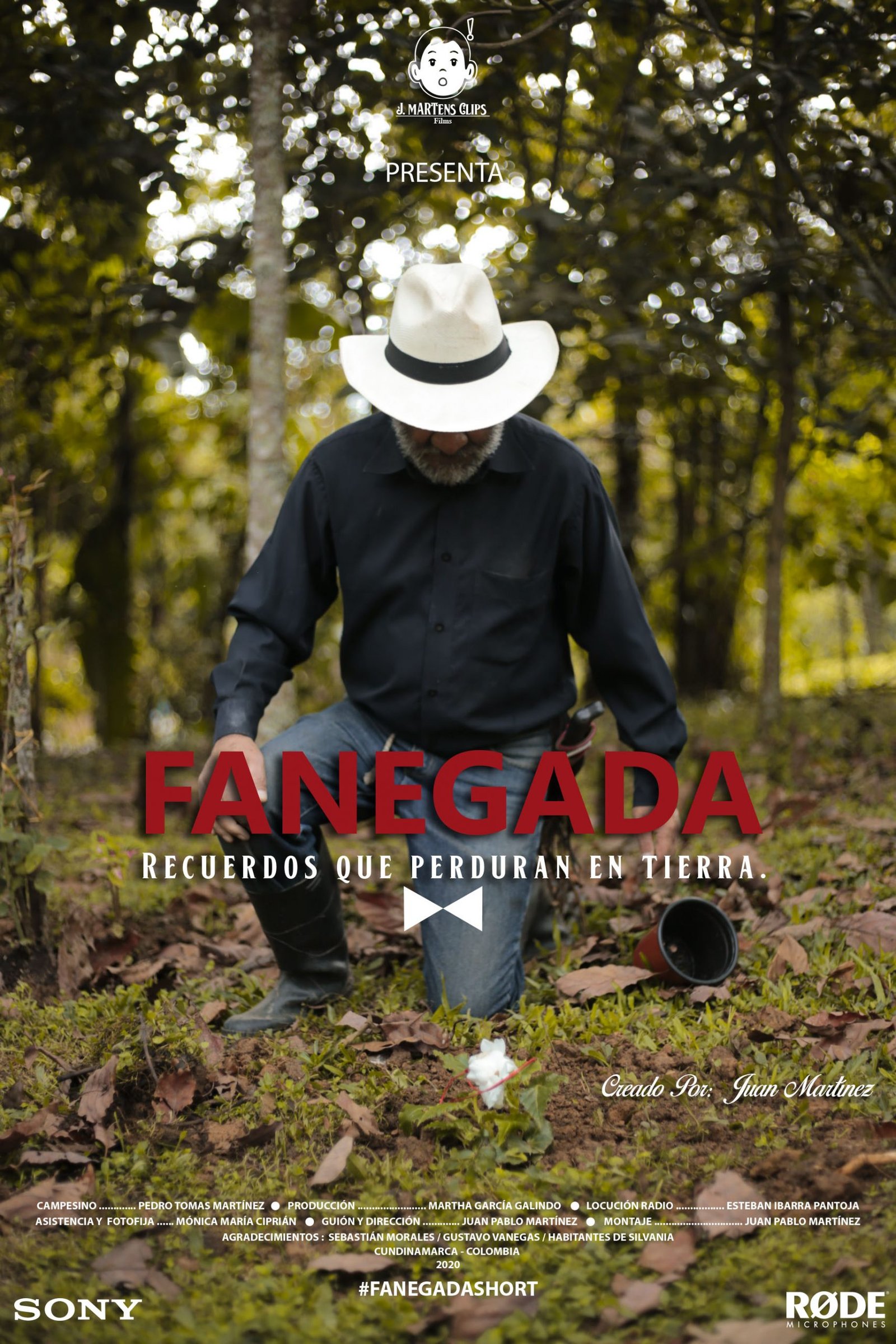 Afiche cortometraje Fanegada
