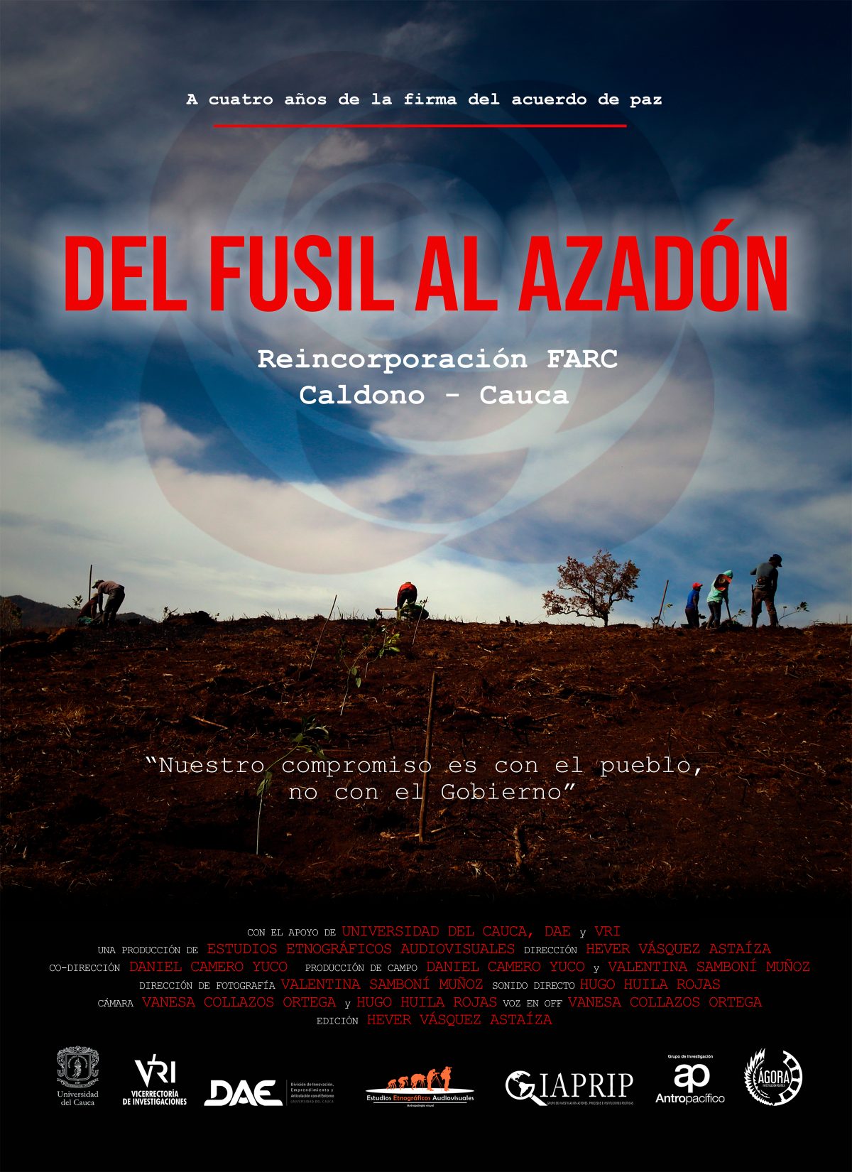 Poster Del fusil al azadon oficial