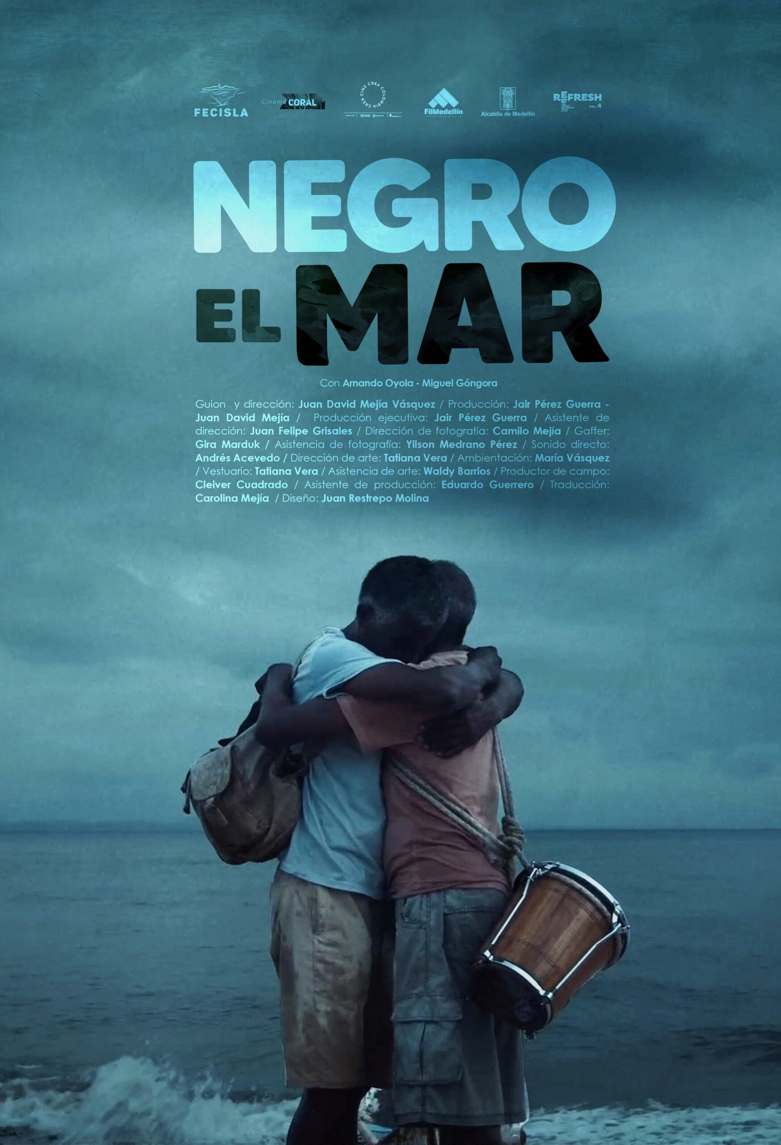 Negro el mar _ Afiche