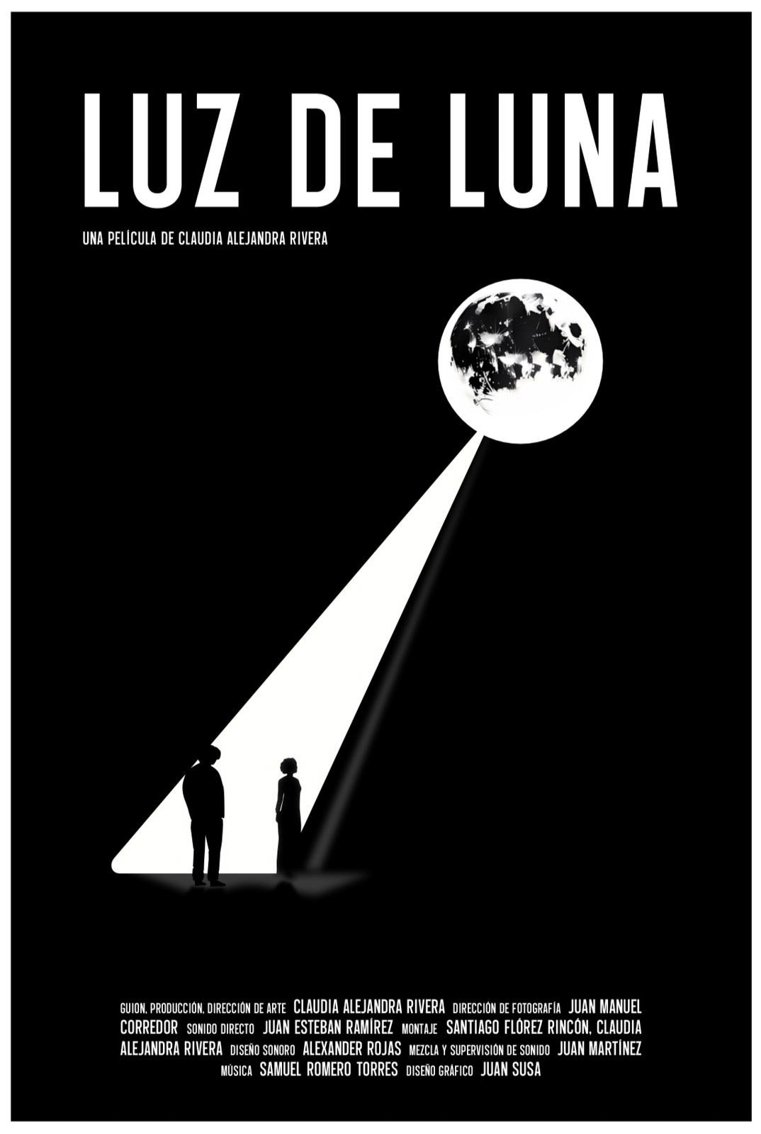 Luz de luna Afiche