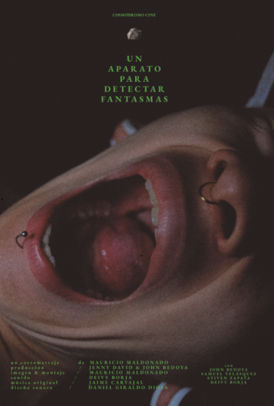 un aparato para detectar fantasmas afiche